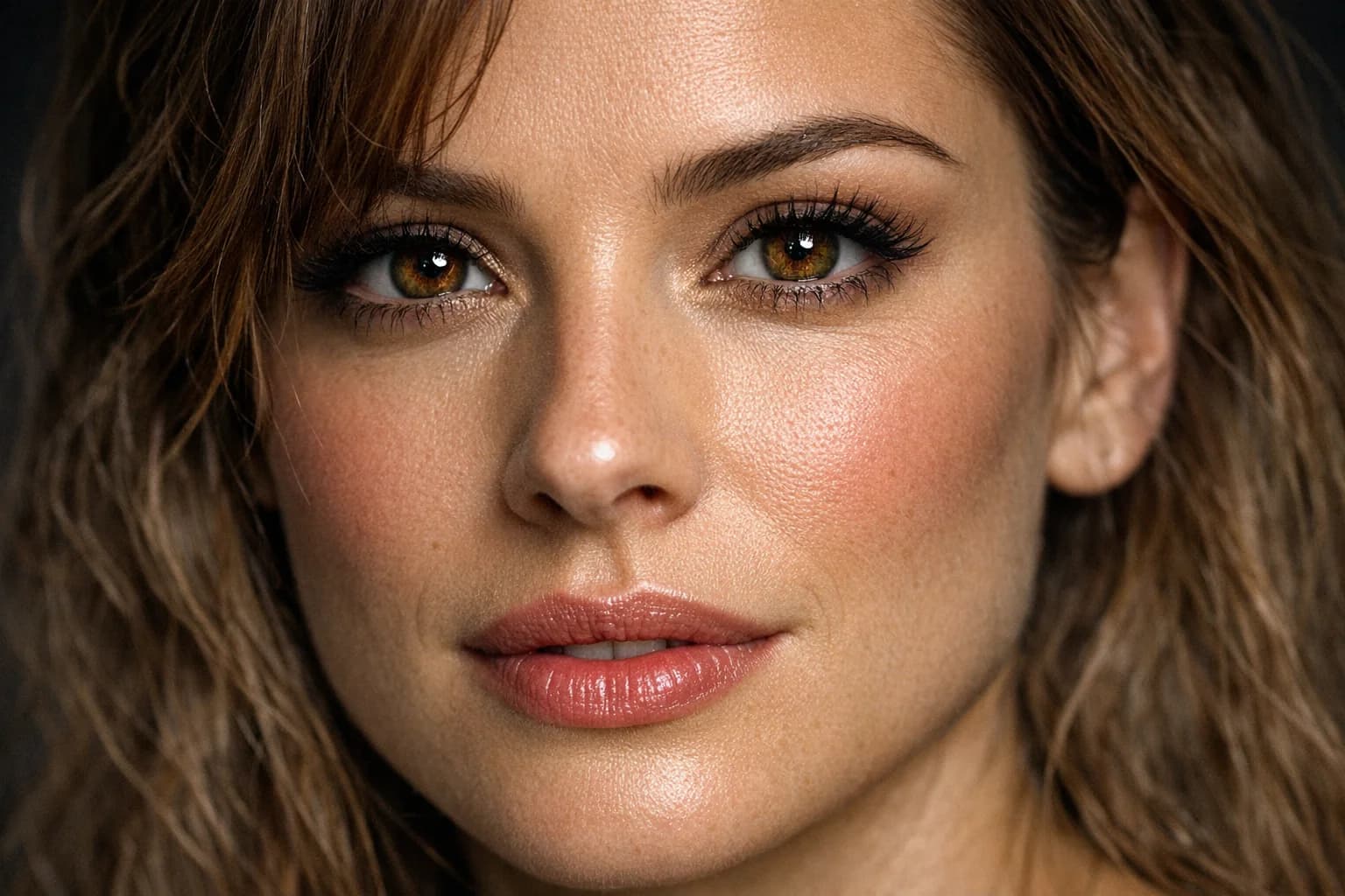 High resolution close up of an acting headshot